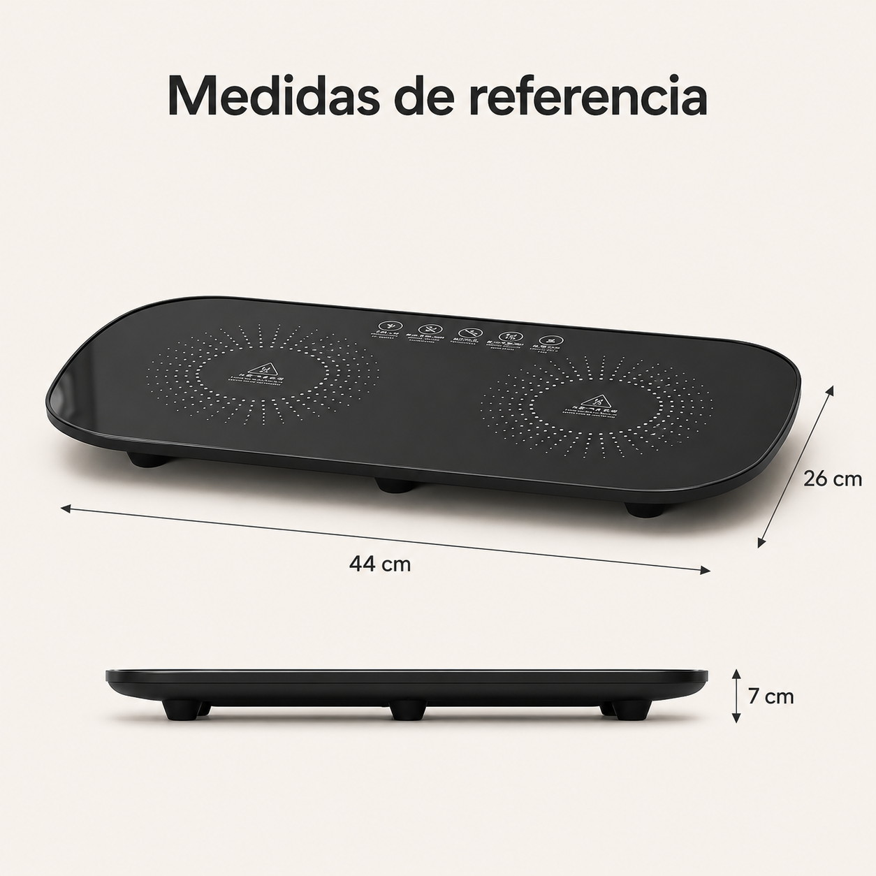 Estufa Digital de Inducción Doble Portátil
